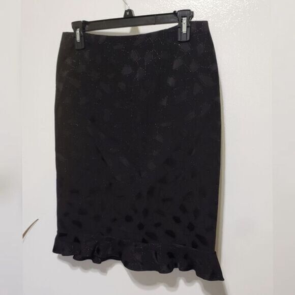 David Meister A Line Skirt Acetate Viscose Womens Size 8 - Picture 4 of 8